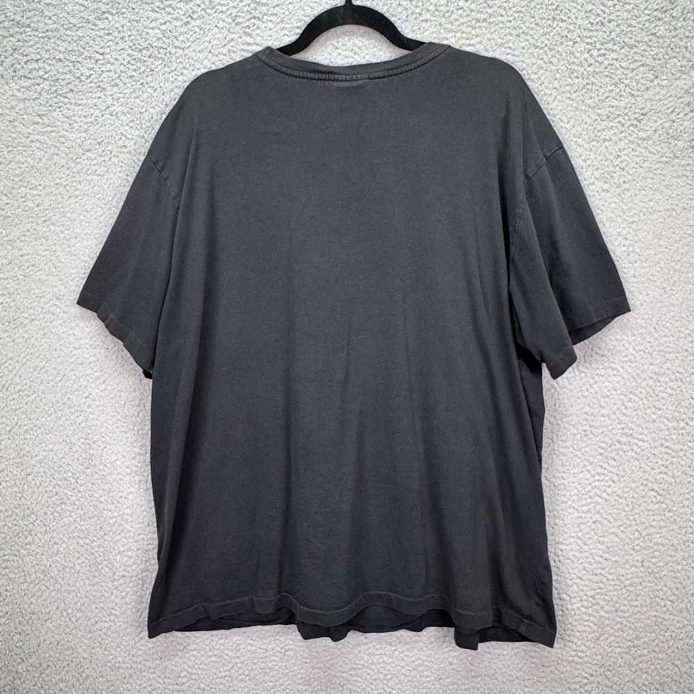 VTG Polo Ralph Lauren Tshirt Men XXL Black Red Pony Logo Cotton Pocket Tee Basic - Picture 2 of 9